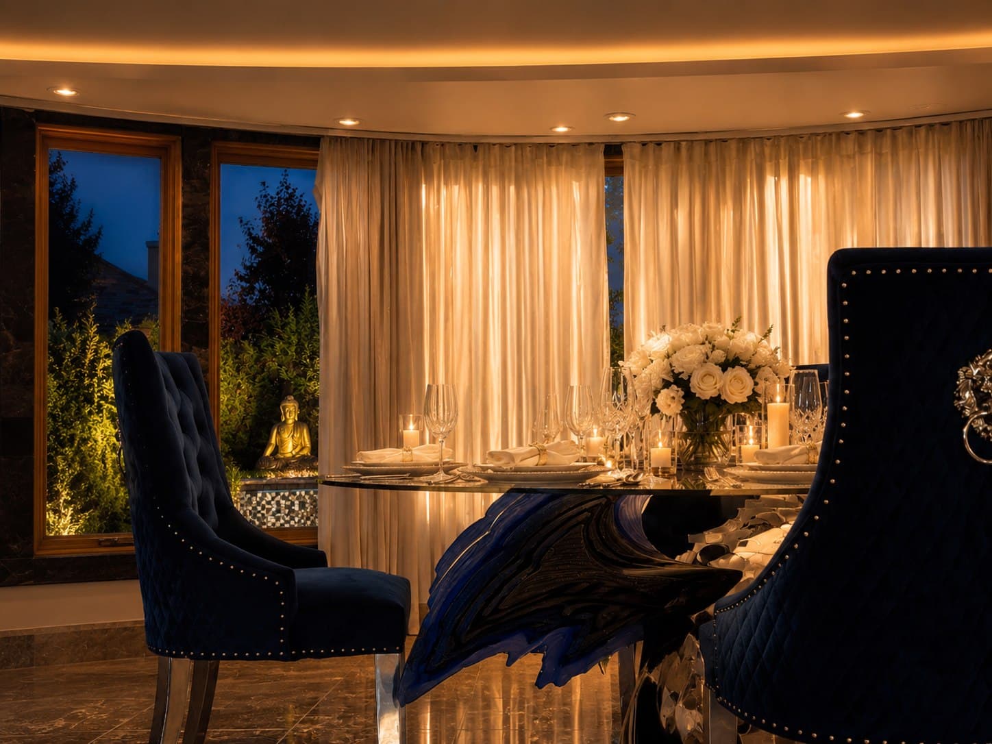 Interiors, in residence